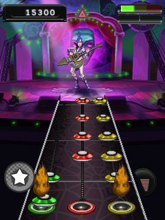 Mobile game Guitar Hero 5 Mobile: More Music - screenshots. Gameplay Guitar Hero 5 Mobile: More Music