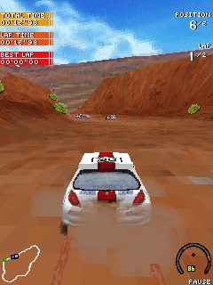 Mobile game SEGA Rally 3D - screenshots. Gameplay SEGA Rally 3D