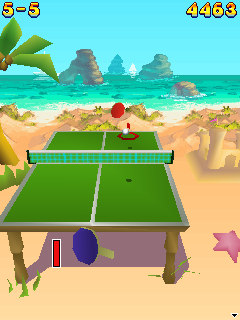 Beach Ping Pong 3D game ponsel Java jar
