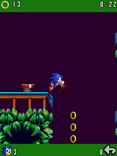 Mobile game Sonic The Hedgehog 2 Crash - screenshots. Gameplay Sonic The Hedgehog 2 Crash