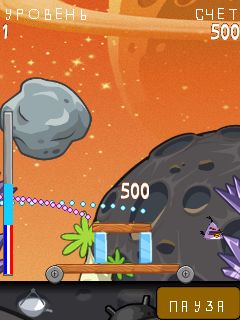 Mobile game Angry Birds Space MOD - screenshots. Gameplay Angry Birds Space MOD