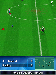 Mobile game Spanish Football League 2009 3D - screenshots. Gameplay Spanish Football League 2009 3D