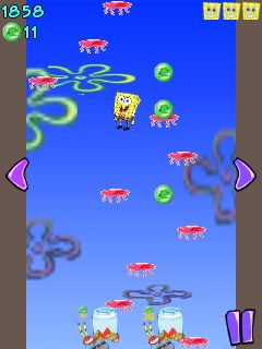 Mobile game Sponge bob jump - screenshots. Gameplay Sponge bob jump