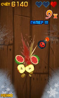 Mobile game Fruit ninja new - screenshots. Gameplay Fruit ninja new