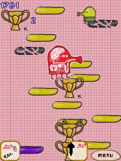 Mobile game Doodle Jump: Microbial world - screenshots. Gameplay Doodle Jump: Microbial world