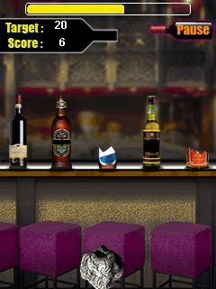 Mobile game Bottle shooter - screenshots. Gameplay Bottle shooter