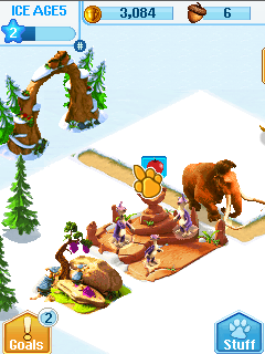 Mobile game Ice age village - screenshots. Gameplay Ice age village