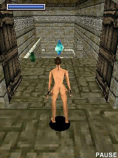 Mobile game Tomb Raider: Underworld 3D nude - screenshots.  Gameplay de Tomb Raider: Underworld 3D nu