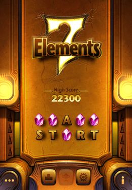 Screenshots of the 7 Elements game for iPhone, iPad or iPod.