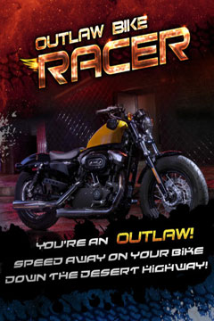 Screenshots of the A Furious Outlaw Bike Racer: Fast Racing Nitro Game PRO game for iPhone, iPad or iPod.