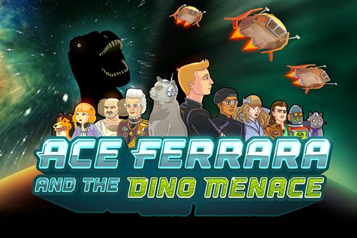 Screenshots of the Ace Ferrara and the dino menace game for iPhone, iPad or iPod.