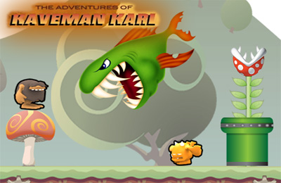 Screenshots of the Adventures of Kaveman Karl game for iPhone, iPad or iPod.