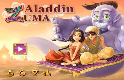 Screenshots of the Aladdin Zuma game for iPhone, iPad or iPod.