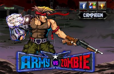 Screenshots of the Army Vs Zombie game for iPhone, iPad or iPod.