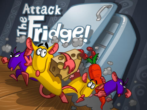 Screenshots of the Attack the Fridge! game for iPhone, iPad or iPod.