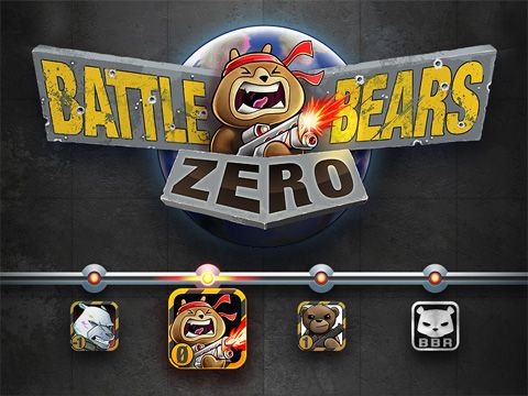 Screenshots of the Battle Bears Zero game for iPhone, iPad or iPod.