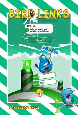 Screenshots of the Bird Links game for iPhone, iPad or iPod.