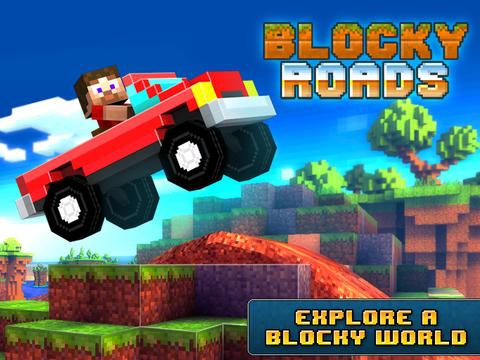 Screenshots of the Blocky Roads game for iPhone, iPad or iPod.