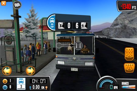 Screenshots of the Bus Driver game for iPhone, iPad or iPod.