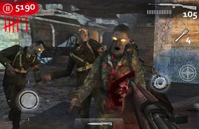 Screenshots of the Call of Duty World at War Zombies II game for iPhone, iPad or iPod.