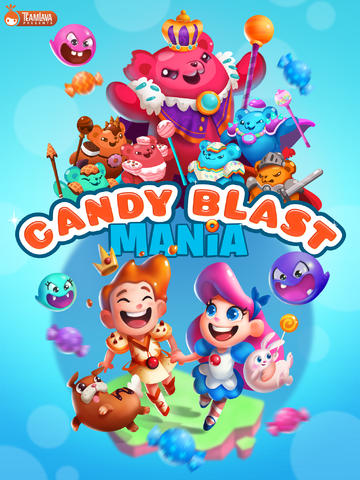 Screenshots of the Candy Blast Mania game for iPhone, iPad or iPod.