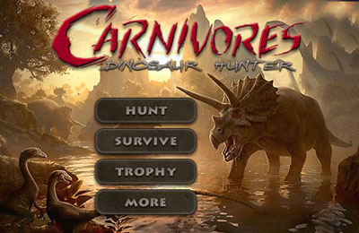 Screenshots of the Carnivores: Dinosaur Hunter game for iPhone, iPad or iPod.