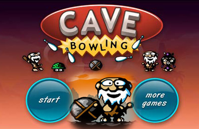 Screenshots of the Cave Bowling game for iPhone, iPad or iPod.