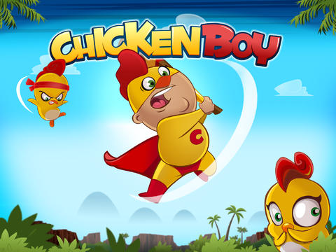Screenshots of the Chicken Boy game for iPhone, iPad or iPod.
