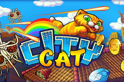 Screenshots of the City cat game for iPhone, iPad or iPod.