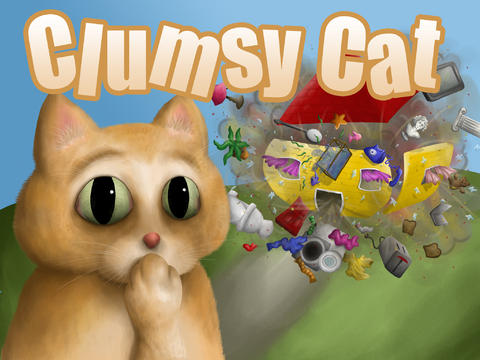 Screenshots of the Clumsy Cat game for iPhone, iPad or iPod.
