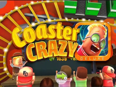 Screenshots of the Coaster Crazy Deluxe game for iPhone, iPad or iPod.
