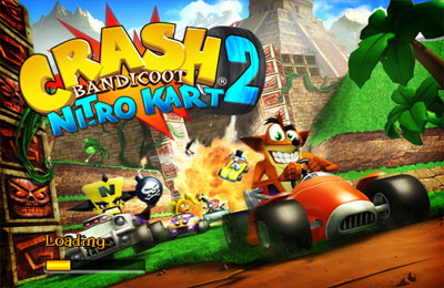 Screenshots of the Crash Bandicoot Nitro Kart 2 game for iPhone, iPad or iPod.