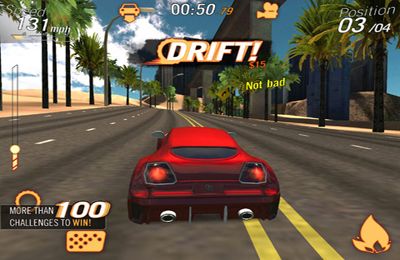 Screenshots of the Crazy Cars - Hit The Road game for iPhone, iPad or iPod.