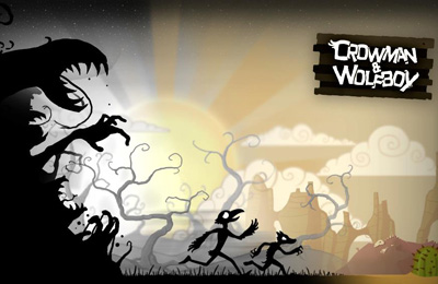 Screenshots of the Crowman and Wolfboy game for iPhone, iPad or iPod.