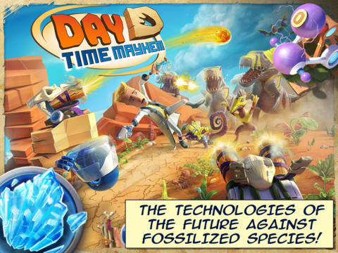 Screenshots of the Day D Time Mayhem game for iPhone, iPad or iPod.