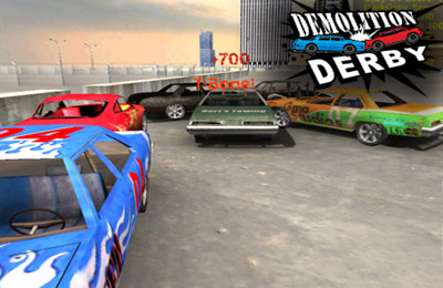 Screenshots of the Demolition Derby Reloaded game for iPhone, iPad or iPod.