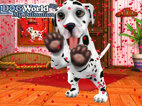Screenshots of the Dog world 3D: My dalmatian game for iPhone, iPad or iPod.