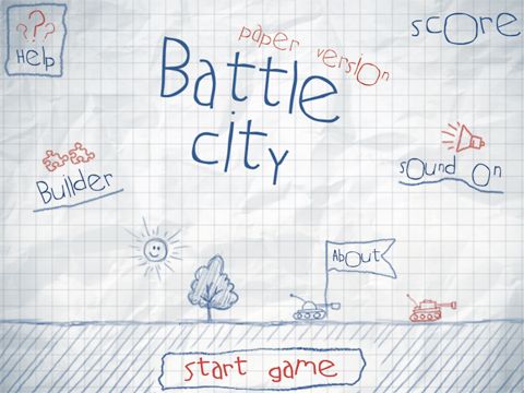 Screenshots of the Doodle battle city game for iPhone, iPad or iPod.