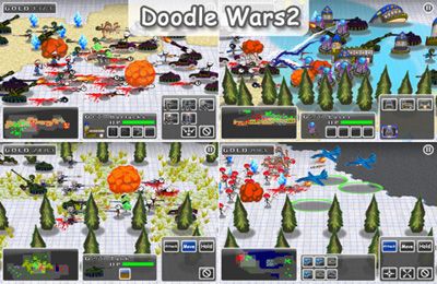 Screenshots of the Doodle Wars 2: Counter Strike Wars game for iPhone, iPad or iPod.