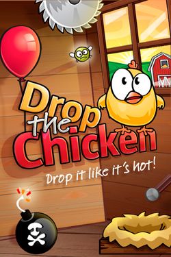 Screenshots of the Drop The Chicken game for iPhone, iPad or iPod.