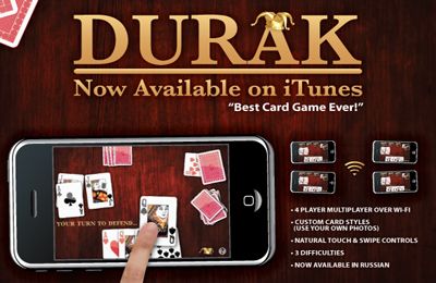 Screenshots of the Durak game for iPhone, iPad or iPod.