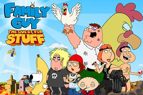 Screenshots of the Family guy: The quest for stuff game for iPhone, iPad or iPod.
