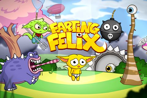 Screenshots of the Farting Felix game for iPhone, iPad or iPod.