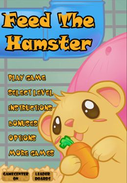 Screenshots of the Feed The Hamster game for iPhone, iPad or iPod.