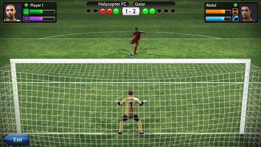 Screenshots of the Final Kick: The best penalty shots game game for iPhone, iPad or iPod.