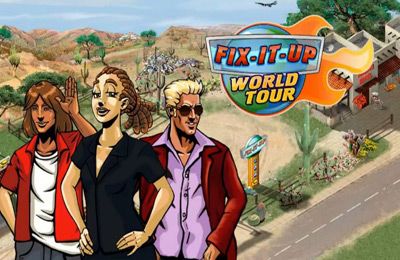 Screenshots of the Fix-it-up World Tour game for iPhone, iPad or iPod.