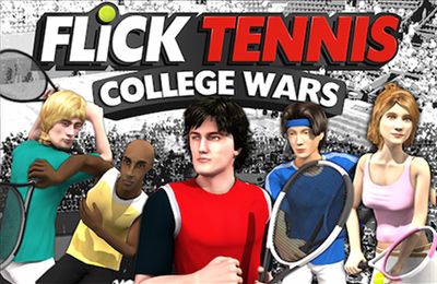 Screenshots of the Flick Tennis: College Wars game for iPhone, iPad or iPod.