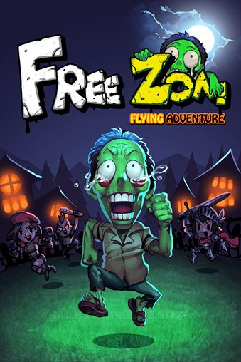 Screenshots of the FreeZom: Flying adventure of zombie game for iPhone, iPad or iPod.