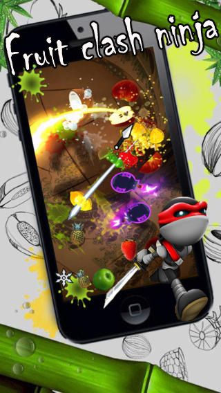 Screenshots of the Fruit clash ninja game for iPhone, iPad or iPod.