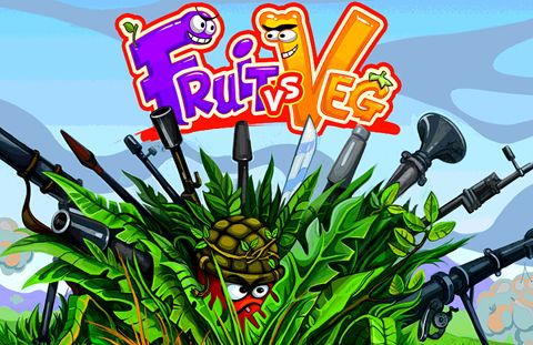Screenshots of the Fruit vs. veg game for iPhone, iPad or iPod.
